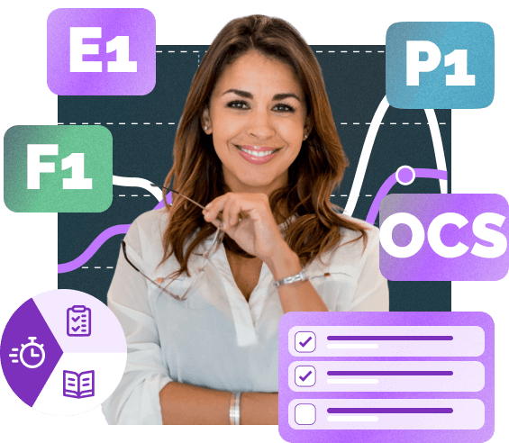 CIMA E1, F1, P1 & OCS