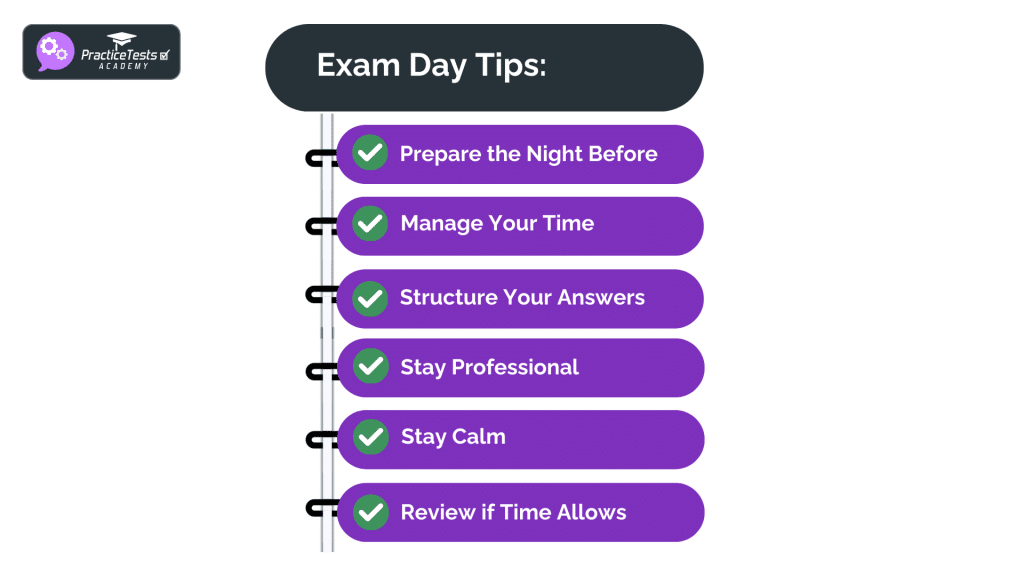 List Of Exam Day Tips